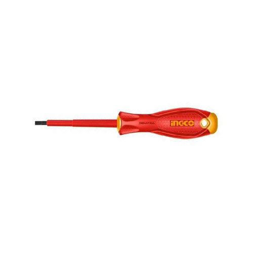 Destornillador Industrial Aislado Vde Punta Plana Sl5.5X125Mm Ingco Hisd815125