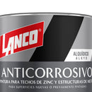 Anticorrosivo Zinc Y Estructuras Metalicas Lata 1 Galon(Es) Mate Negro