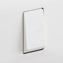 Placa Genesis Armada Con Interruptor 9/12 + 9/24 Blanco