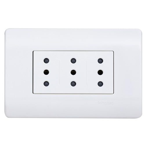 Enchufe 10A Triplex Genesis Bl