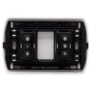 Placa Armada Modus Plus Tomacorriente Doble 10/16A Color Blanco
