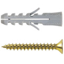 Tarugo Nylon S8Mm + Tornillos 5X45Mm 4 Unidades