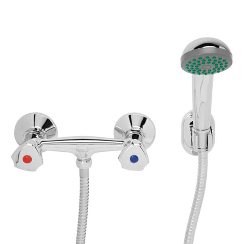 Combinacion Ducha Receptaculo Rapel Plus Cromado