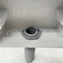 Salida De Caja Para Tubo Flexible Plastico 4 X 33 Cm