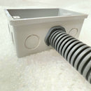Salida De Caja Para Tubo Flexible Plastico 4 X 24 Cm