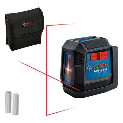 Nivel Laser Rojo De Lineas 12M + Soporte Giratorio