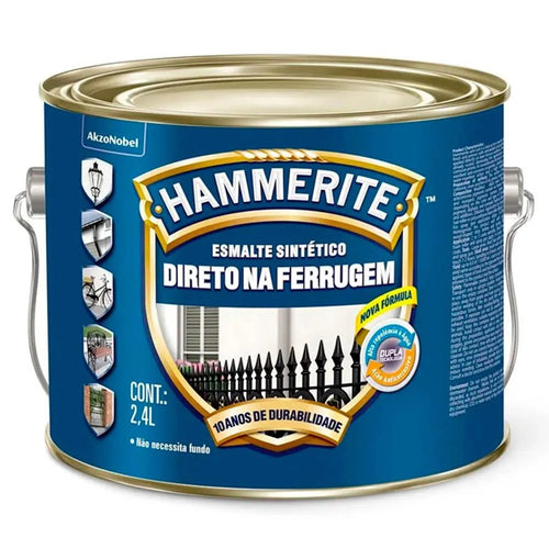 Esmalte Directo Sobre oxido Anticorrosivo Hidrorepelente Tarro 2.4 L Brillante Blanco