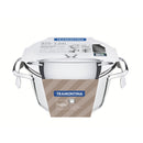 Cacerola De Acero Inoxidable 20 Cm 3.1 L Plateado Allegra