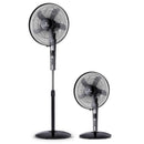 Ventilador Pedestal Negro