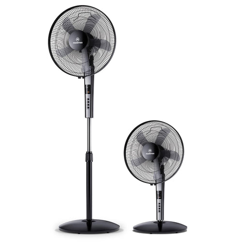 Ventilador Pedestal Negro