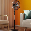Ventilador Pedestal Negro
