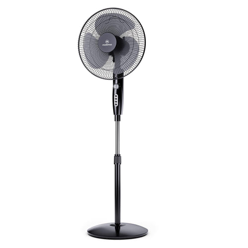 Ventilador De Pedestal Negro