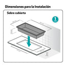 Lavaplatos Empotrado Bajo Cubierta 1 Cubeta(S) 80X22X50 Cm Acero Inoxidable