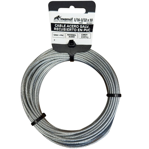 Cable Ac Pvc 1/16-3/32X10 Mt