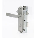 Cerradura Embutir Cerradura De Baño Manilla Embutida Plata Simona 7040