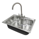Lavaplatos Empotrado 1 Cubeta(S) 60X42X20 Cm Acero Inoxidable