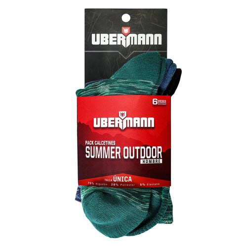 Pack 3 Calcetines Summer Hombre