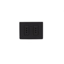 Enchufe 10A Doble S33 Noir