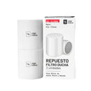 Pack 2 Repuestos Filtro De Ducha Alice Agua Sin Cloro