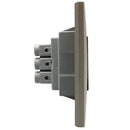 Enchufe Armado 10A + 10/16A Perla Nobile