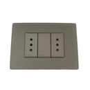 Enchufe Duplex 10A Armado S32 Grey