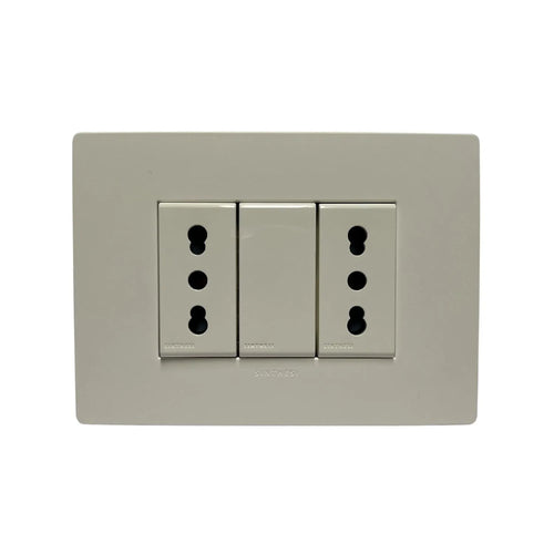 Enchufe Duplex 10/16A Armado S32 Blanco S32 Blanco