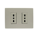 Enchufe Doble 10/16A Armado S32 Blanco