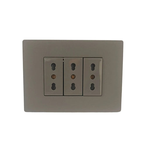 Enchufe Triple 10/16A Armado S32 Grey