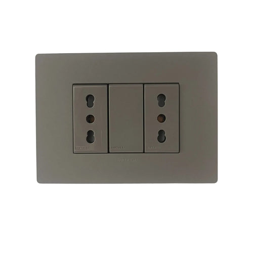 Enchufe Duplex 10/16A Armado S32 Grey