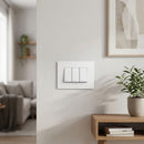 Interruptor Triple Conmutador 9/24 Armado S32 Blanco