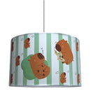 Lampara Colgante Papel Multicolor Capibara