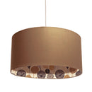 Lampara Colgante Beige Tela