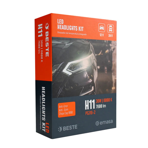 Kit De 2 Ampolletas Led H11 Para Automovil