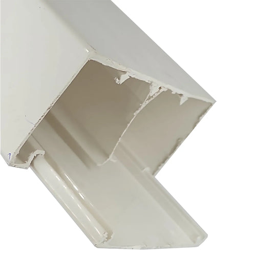 Canaleta 100X50 Mm 2 Metros Blanca Libre De Halogenos