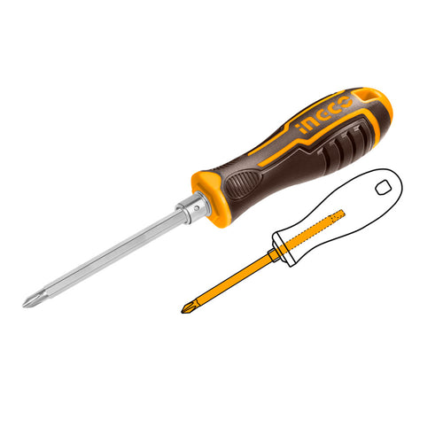 Destornillador 2 En 1 Ph/Sl 2 Piezas Ingco Akisd0201