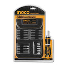 Set Destornillador Puntas Y Dados Ph/Sl/Pz/Hex 26 Piezas Ingco Hksdb0268