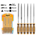 SET LIMAS PARA METAL 6 PIEZAS INGCO HKTF63