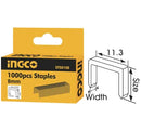 Grapas Caja 1000 Unidades 10X0,7Mm Ingco Sts0110