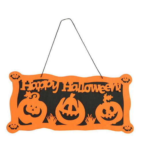Letrero Calabaza Fieltro 48X22 Cm