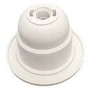 Portalampara E27 Plastico Con Anillo Blanco