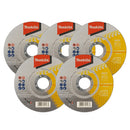 Pack 5 Discos De Corte Inox 4 1/2" 1Mm