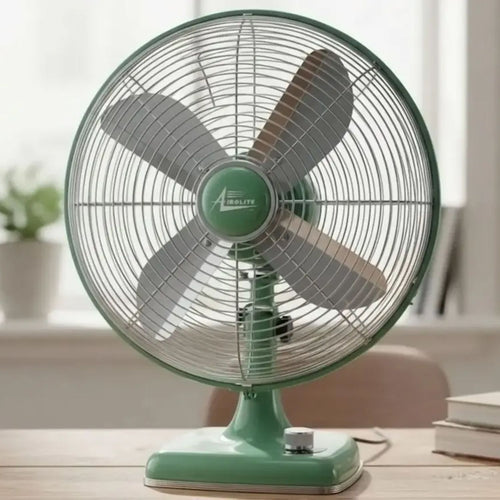 Ventilador Sobremesa Retro V12Sr Verde