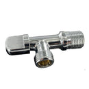 Kit Flexible 1/2"X7/8" De 30Cm + Llave Angular 1/2"X1/2" + Teflon