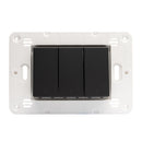 Interruptor Triple 9/32 Black Semi Armado Matixgo