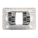 Tomacorriente Doble 10A Blanco Semi Armado Matixgo