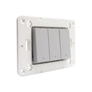 Interruptor Triple 9/32 Gris Semi Armado Matixgo