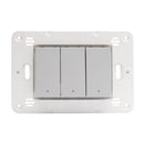 Interruptor Triple 9/32 Gris Semi Armado Matixgo