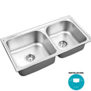 Lavaplatos 2 Cubeta(S) 76X21X21 Cm Acero Inoxidable