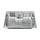 Lavaplatos 1 Cubeta(S) 80X50X20 Cm Acero Inoxidable