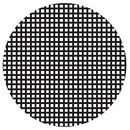 Mantel Redonda 180X180 Cm Cuadrille Negro